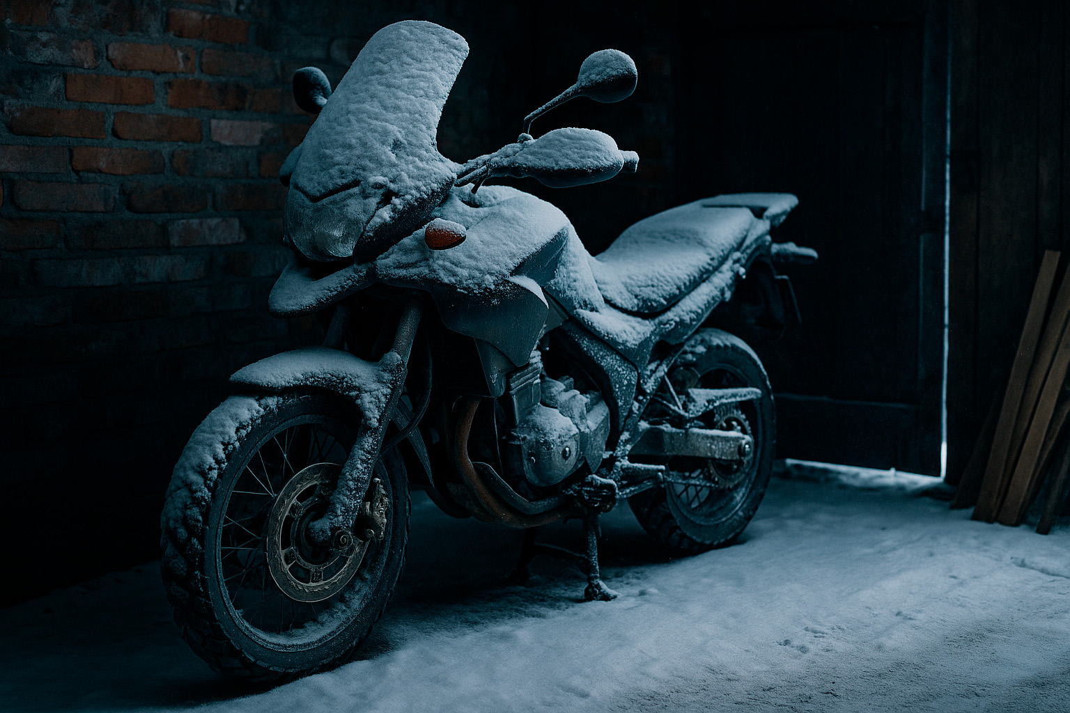 Стоит ли заводить мотоцикл зимой — советы райдерам