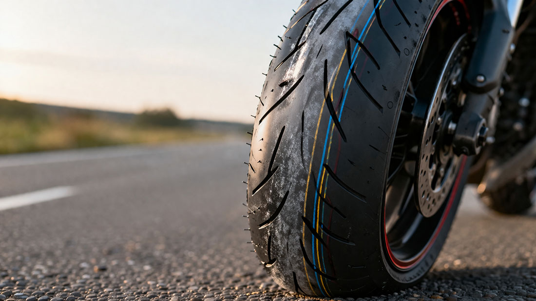 Почему новые мотошины скользят в первые километры и как обкатать